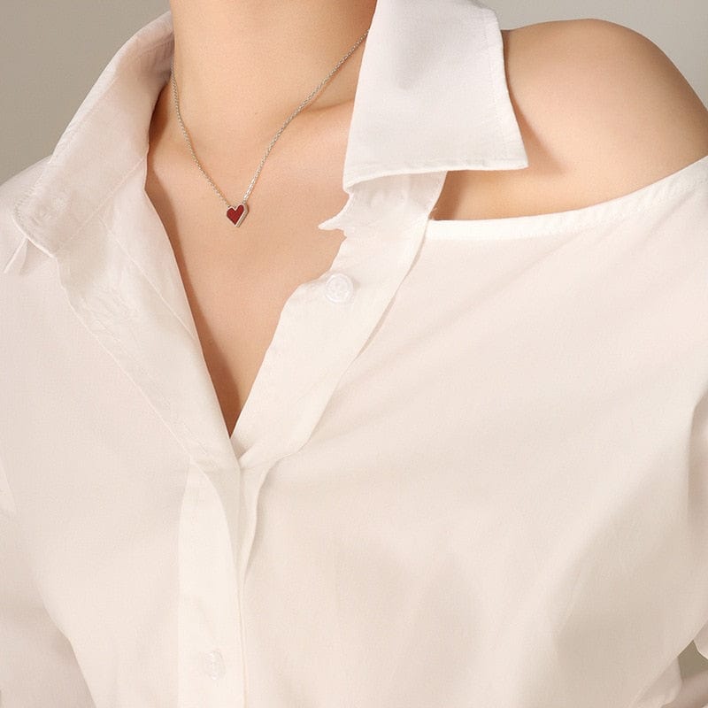 Lively® Colliers Argent 925 Collier " Amour rétro " | Lively®