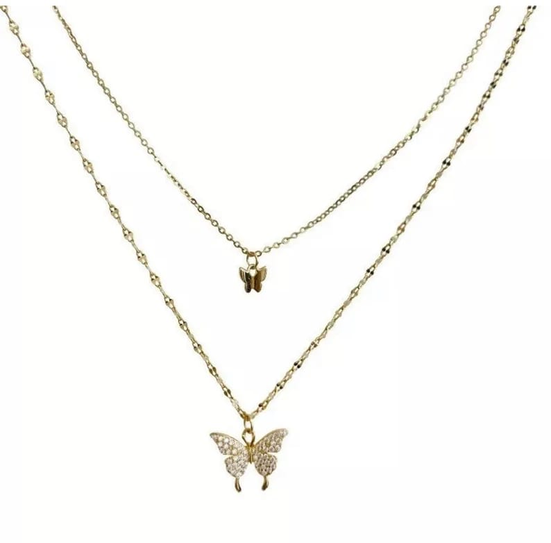Lively® Colliers Collier Double Papillon | Lively®