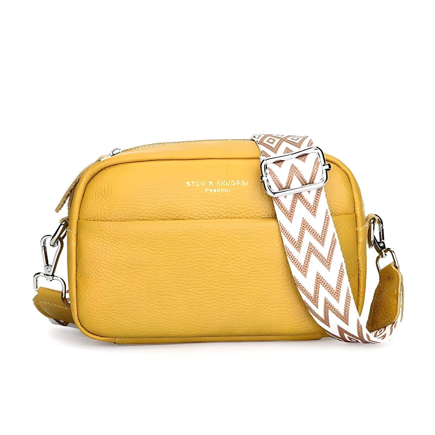 Lively® Jaune Sac à bandoulière matelassé avec porte-monnaie | Lively®